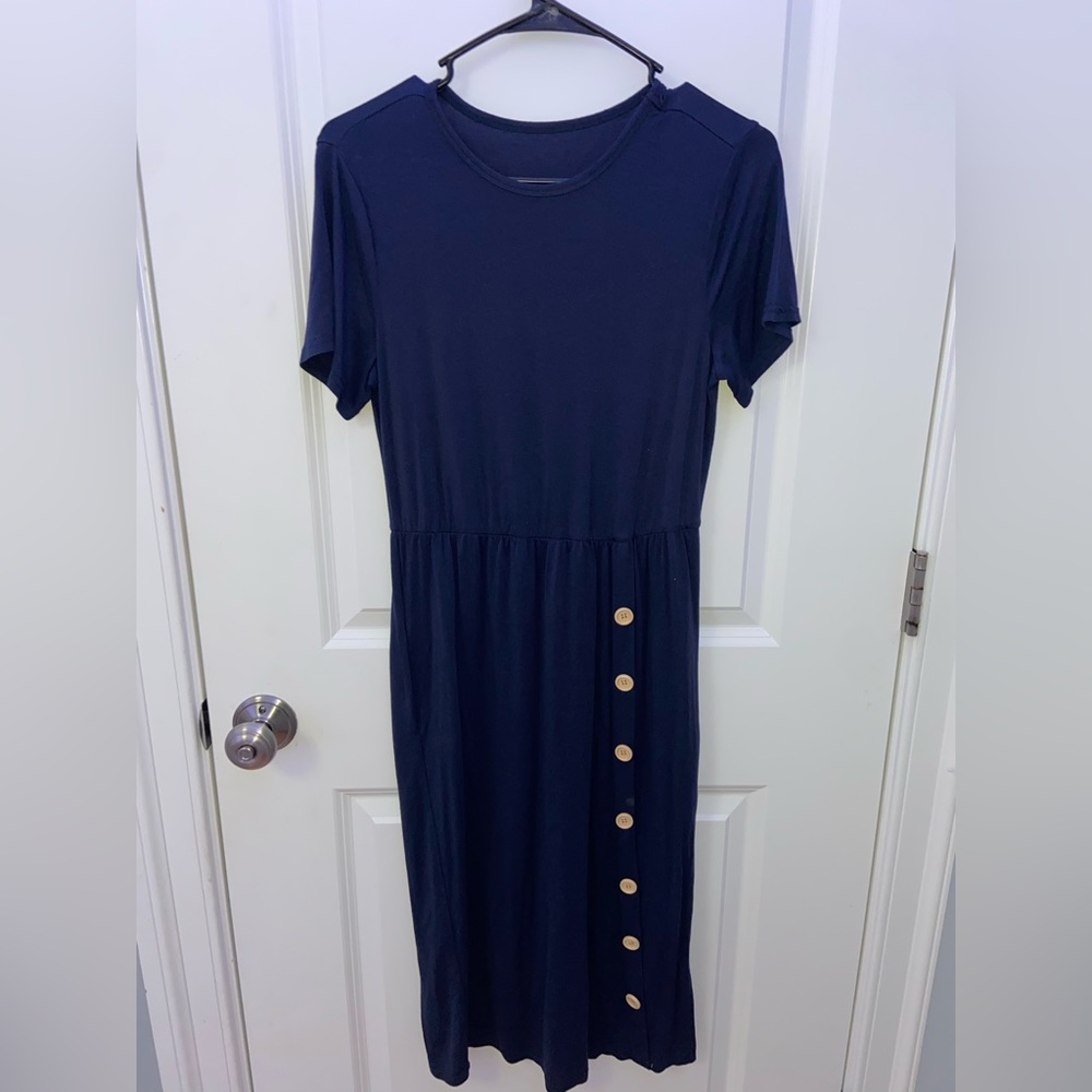 Medium Navy Blue Dress